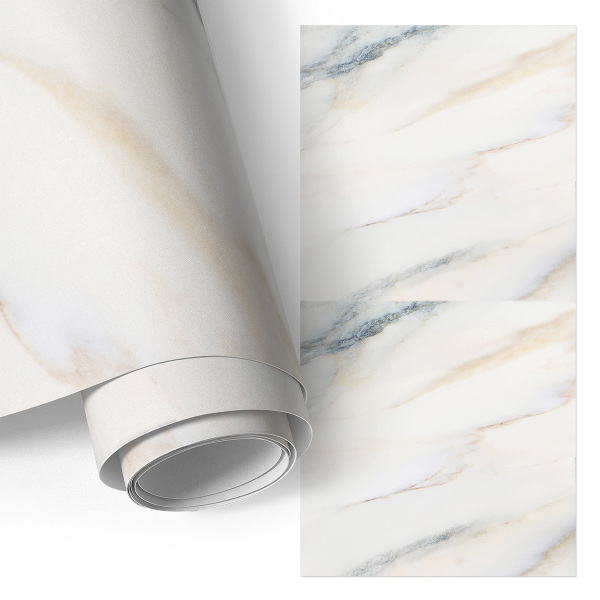Papel autocolante para móvel Mármore claro