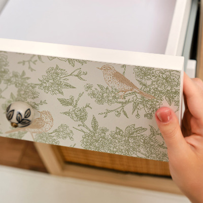 Papel adesivo para móvel Padrão botânico