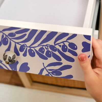 Vinil para móvel Padrões botânicos