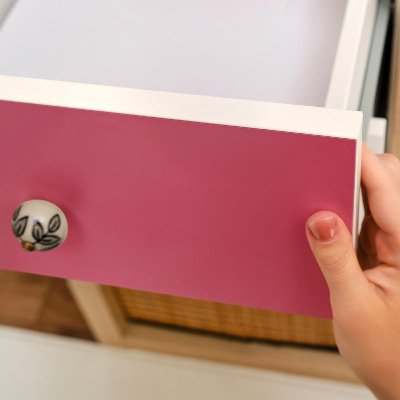 Papel autocolante para móvel Rosa energia