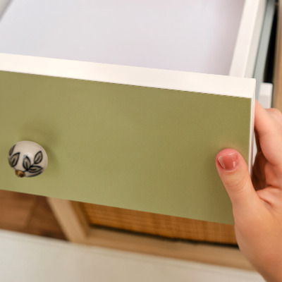 Papel autocolante para móvel Verde vintage