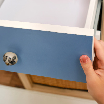 Vinil autocolante para móvel Cor azul