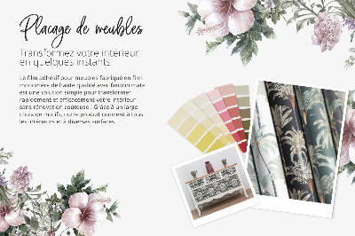 Papel adesivo para móvel Cor de tijolo