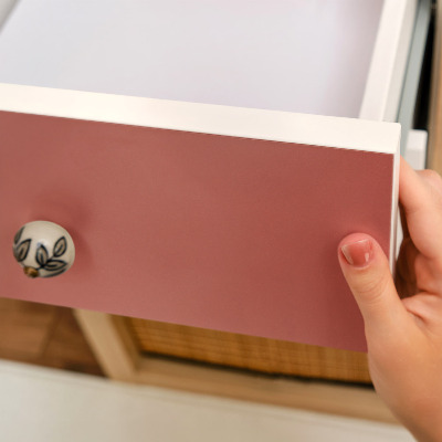 Papel autocolante para móvel Salmão escuro