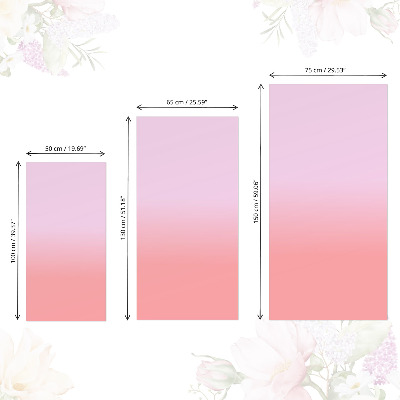 Adesivo para móvel Gradiente rosa