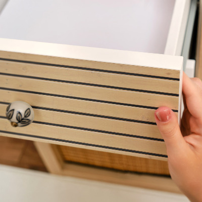 Papel adesivo para móvel Tiras de madeira