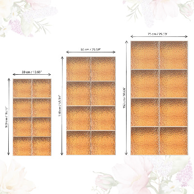 Adesivo para móvel Blocos de vidro