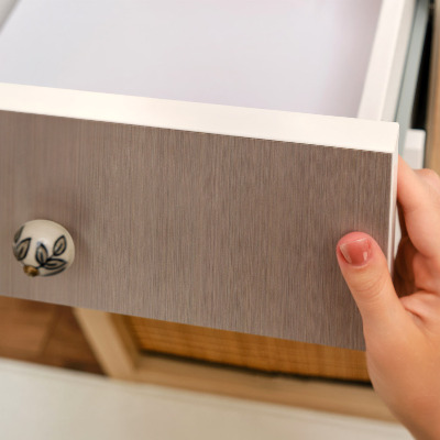 Vinil autocolante para móvel Linhas marrons