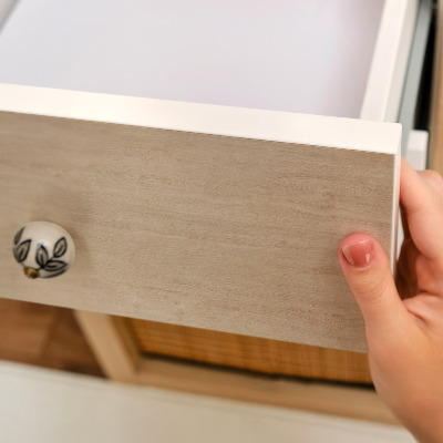 Vinil autocolante para móvel Madeira bege