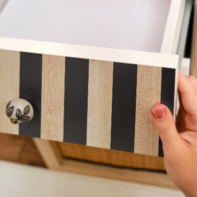 Vinil autocolante para móvel Ripas de madeira