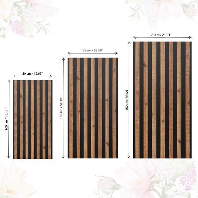 Papel adesivo para móvel Ripas de madeira