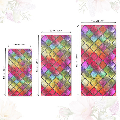 Adesivo para móvel Vitral arco-íris