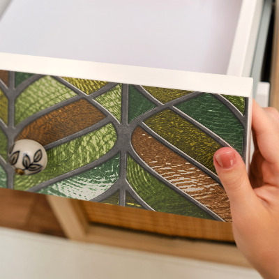 Papel para forrar móvel Folhas de vitral