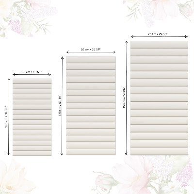 Adesivo para móvel Listras horizontais