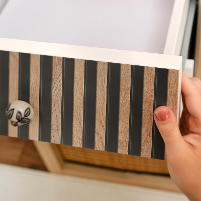Papel para forrar móvel Ripas verticais