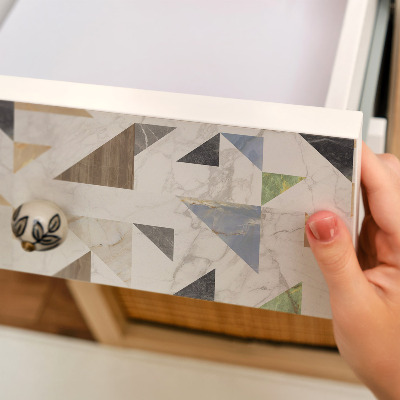 Vinil autocolante para móvel Padrão geométrico