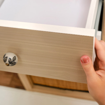 Papel para forrar móvel Anéis bege