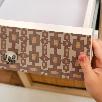 Papel autocolante para móvel Padrão retrô