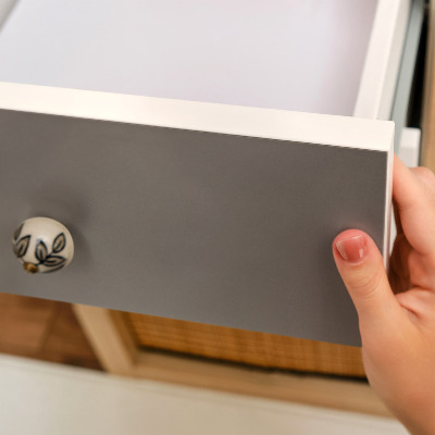 Papel autocolante para móvel Cinza escuro