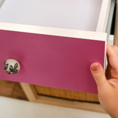 Adesivo para móvel Rosa intenso