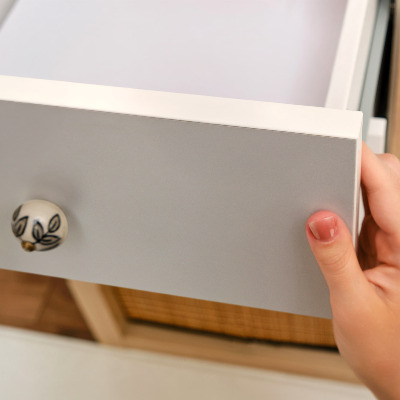 Papel para forrar móvel Cinza liso