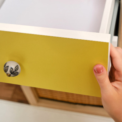 Adesivo para móvel Amarelo intenso