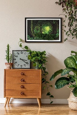 Decoração com musgo Selva tropical