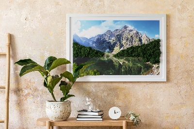 Quadro de musgo natural Montanhas Tatra - Morskie Oko
