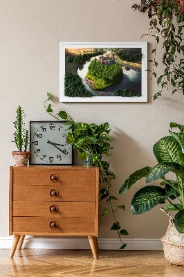 Decoração com musgo Castelo estampado