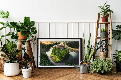 Decoração com musgo Castelo estampado