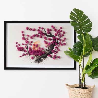 Quadro de musgo Cerejeira