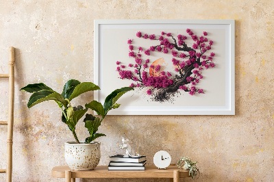 Quadro de musgo Cerejeira