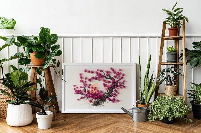 Quadro de musgo Cerejeira