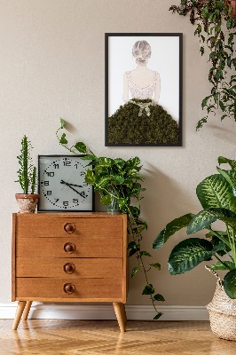 Quadro de musgo Bailarina