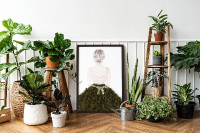 Quadro de musgo Bailarina