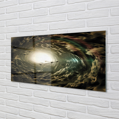 Quadro de vidro Pássaros das nuvens