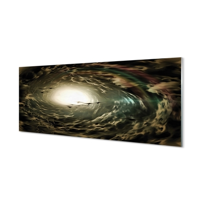 Quadro de vidro Pássaros das nuvens