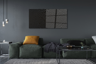 Quadro de vidro Gotas de orvalho de água