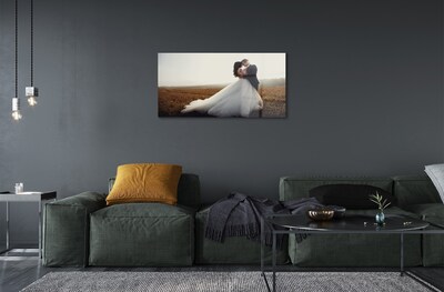 Quadro de vidro Paraíso dos noivos