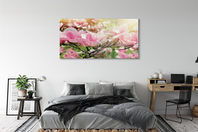 Quadro de vidro Flores