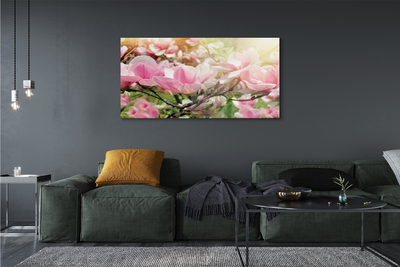 Quadro de vidro Flores