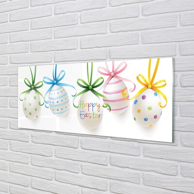 Quadro de vidro Ovos