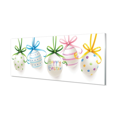 Quadro de vidro Ovos