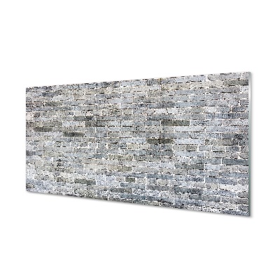 Pintura em vidro Parede de tijolos vintage