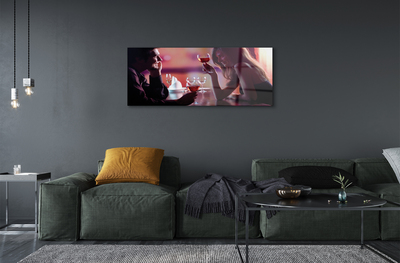 Quadro de vidro Óculos de pessoas