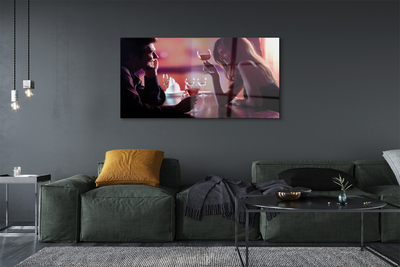 Quadro de vidro Óculos de pessoas