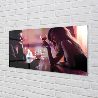 Quadro de vidro Óculos de pessoas