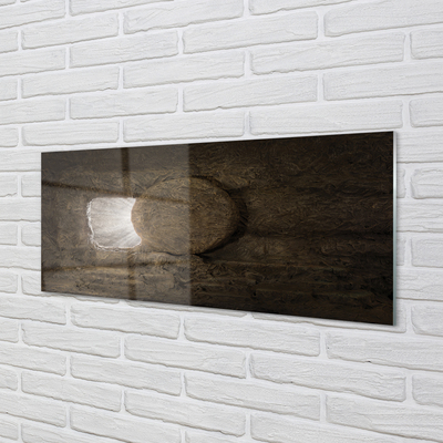 Pintura em vidro Caverna