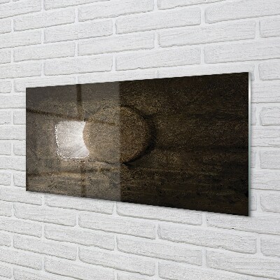 Pintura em vidro Caverna