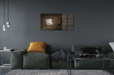 Pintura em vidro Caverna